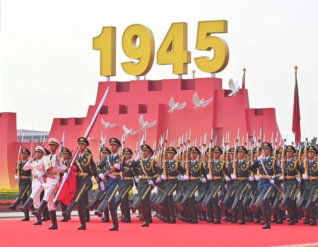චීනයේ 80 වන යුද ජයග්‍රහණ අනුස්මරණ උත්සවය අභිමානවත් ව බෙයිජිංහි දී